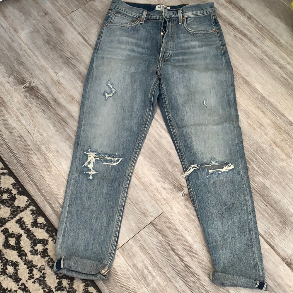 Only worn once! Agolde jeans size 25!